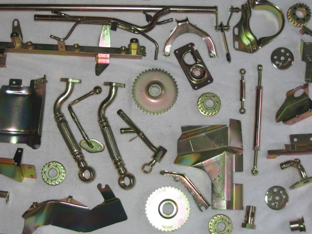 Freshly plated parts