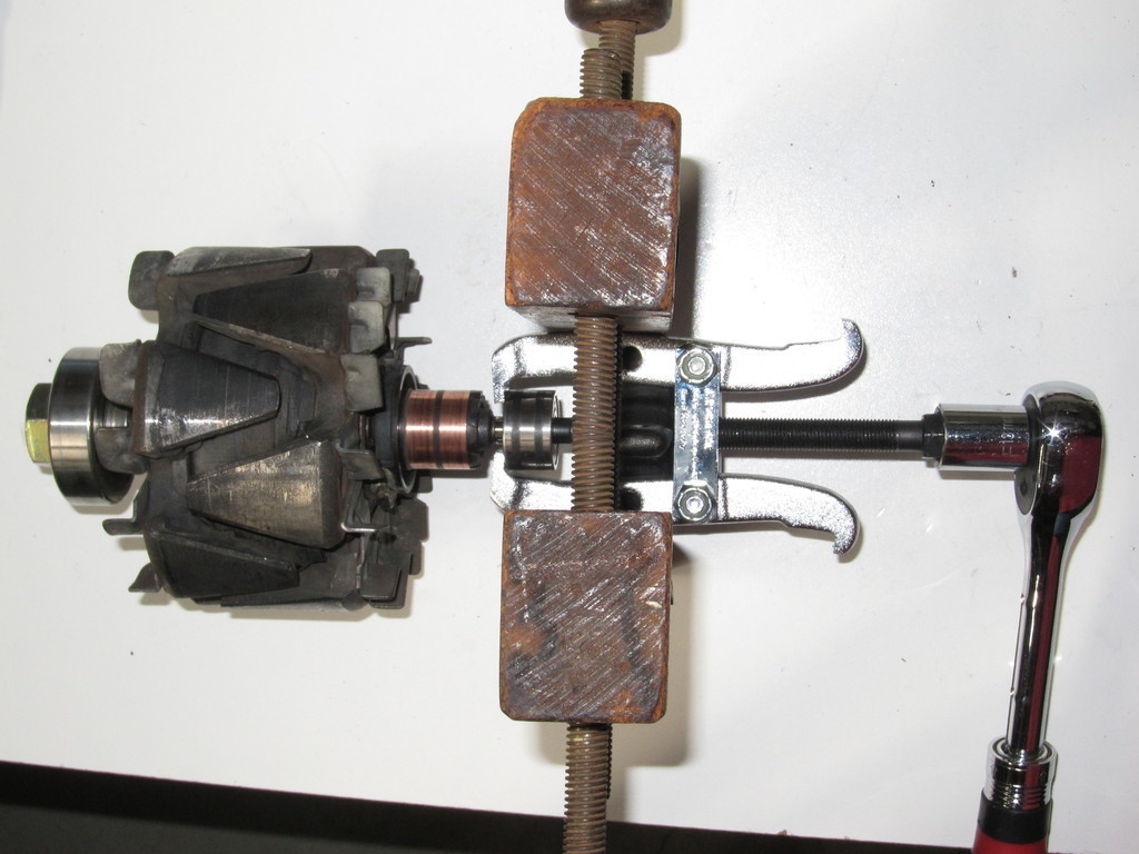 Alternator disassembly