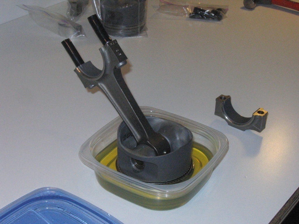 Soaking rings in oil